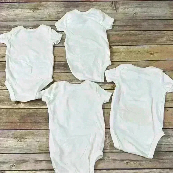 White 3 Month Carter’s Onesies - Picture 7 of 7